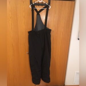 Men’s White Sierra Overall Bib Snow Pants 2XL